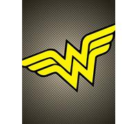 60 x 80 cm Wonder Woman Simbolo Tela Stampa DC Comics