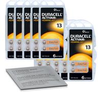 Duracell ActiveAir Batterie Acustiche Medical DA13 6pz