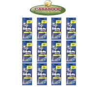 60 X lamette due lame GILLETTE BLUE 2 SLALOM lamette da barba bilama