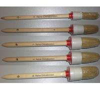 60 X Pennello Tondo Anello Ogni 12 X Gr. 2/4/6 / 8/10 Set Verniciatura Pittore