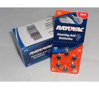 60 x Tipo 13 (ARANCIONE) - RAYOVAC Acoustic Special 13 / 1,4 V / 310 mAh - Pile per apparecchi acustici - confezione da 60 (10 x 6)