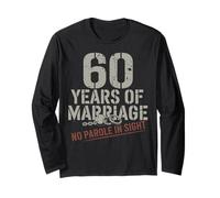 60 Years Of Marriage - 60 years anniversary of marriage Maglia a Manica