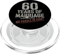 60 Years Of Marriage - 60 years anniversary of marriage PopSockets PopGrip per MagSafe