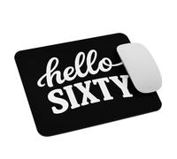 60 Years Old 60Th Birthday Party Hello Sixty Tappetino Scrivania Antiscivolo Mousepad Piccolo Mouse Pad per Pc Laptop Gaming 25X30Cm