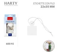 600/1200 etichette con filo segnaprezzo bianco negozio prezzi gioielli orologi