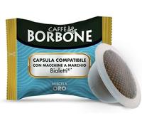 600 Capsule Caffè Borbone Miscela ORO Compatibili con Bialetti Mokespresso per Macchine Caffe Ultima Generazione Break, Gioia, Super, Mokona, Mignon °