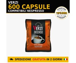600 Capsule Caffè Verzi INTENSO Compatibili Nespresso - Miscela Aroma