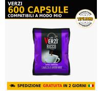 600 Capsule Caffè Verzì Miscela Aroma Ricco Compatibili Lavazza A Modo Mio Verzi
