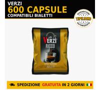 600 Capsule Verzi Bialetti Ricco Caffè Compatibili