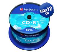 600 CD-R Verbatim Extra Protection 700MB 52X 80 Min Cake Box 43351