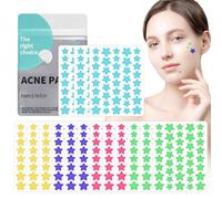600 cerotti per pimple, a stelle, anti brufoli, idrocolloide, olio per l'albero del tè, per il viso, anti-acne, per la pelle, per il giorno e la notte, impermeabili, per tutti i tipi di pelle