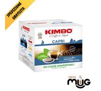 600 Cialde Caffè Kimbo Miscela Capri Cialde E.S.E. 44 mm Filtro carta Gratis