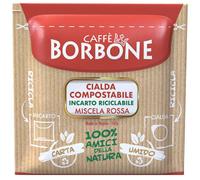 600 Cialde ESE mm 44 Caffè Borbone Miscela RED ROSSA Filtrocarta Compostabili