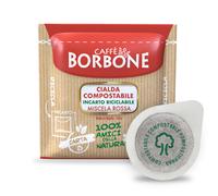 600 Cialde ESE mm 44 Caffè Borbone Miscela RED ROSSA Filtrocarta Compostabili