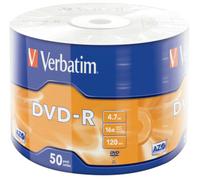 600 DVD -R VERBATIM vergini 16X SILVER Advanced Azo 4,7GB - DVD cellwrap -