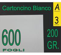 600 FF di Carta Biglietti Visita x Stampanti f.to A3 200 GR