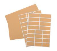 600 fogli di etichette rettangolari - Etichette adesive vuote 5x2,5 cm/7,6x2,5