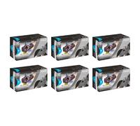 1000 GUANTI IN NITRILE NERI BIOSOFT FOOD - M - BLACK NERO GLOVELY MONOUSO RAYS
