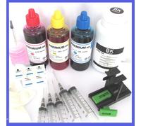 600 ml KIT RICARICA CARTUCCE PER STAMPANTE CANON PIXMA TS5352 PG 560 CL 561