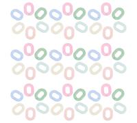 600 pezzi Anelli di Collegamento in Acrilico: Connettori Ovali 14x20mm - Anelli