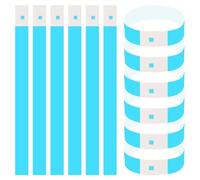 600 Pezzi Braccialetti Carta Eventi, Braccialetti Identificativi, Braccialetti Discoteca Impermeabili per Festival Feste Musicali Concerti Concorsi, 25×2cm (Blu)