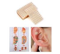600 Pezzi Cerotti Per Punto Auricolare Di Agopuntura,Cerotti Per Punto Auricolare,Cerotto Per Pressione Dell'orecchio,Massaggio Orecchio Auricoloterapia,Semi Di Vaccaria Auricoloterapia,Kiuiom