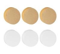 600 Pezzi di Filtro Rotondo per Caffè, Strumento Portatile in Carta, Micro Filtro Adatto per Ufficio, Caffetteria (64 mm)