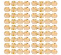 600 pezzi di perline distanziatrici piatte a forma di cuore, stella e petalo,