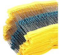 600 Pezzi Resistore, Film Resistore Kit, Resistori Metallica Kit, Resistor Film Metallico, per Progetti ed Esperimenti Fai Da Te, Valori Multipli Resistenza(10 Ohm ~ 1 M Ohm)