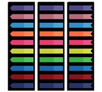 600 Pezzi Sticky Notes Index Segnapagina,linguette per indice di colore,Autoadesivo Note Marker Foglietti,Adesivi Colorati Indice,Indice Bandiere Freccia,per Riposizionabile,Scuola e Ufficio