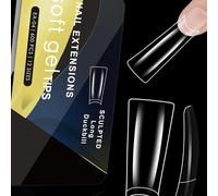 600 Piedi Anatra Stili Unghie Testi Gel Design Clear Per Salon E Home Coperte Piene Chiodi Manicure Arte Per Unghie Trasparente