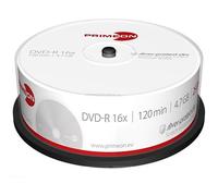 600 PRIMEON DVD+R 4.7GB 120 Minuti 16X Cake Box dvd r +R +1 CD Verbatim 2761223