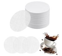 600 Pz Filtri Caffè in Carta da Filtro per Caffès, Filtro per Caffè Rotonda Bianca, 64mm Filtro di Carta per Espresso, Filtri da Caffe per Aeropress Macchine da Caffès