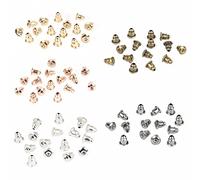 600 pz/Lotto Orecchini Accessori dei Monili Dell'orecchio del Metallo Orecchino Posteriore Dell'orecchino del Tappo Tappi Bloccato Gioielli Fai da Te Che Fanno 5x6 MM Practical And Clever