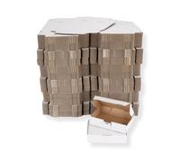 600 St Maxibriefkarton-& Partita 180x130x45 MM din A6 Bianco Cartone Pieghevole