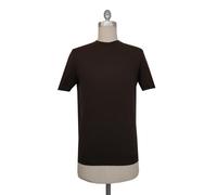 600€ Svevo Parma Maglione In Cotone Marrone Scuro A Collo Giro