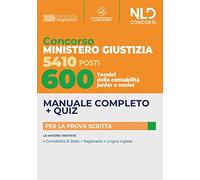 600 tecnici di contabilità junior e senior. Concorso 5410 posti Ministero Giustizia. Con software di simulazione
