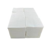 600 Tovaglioli Bianchi di Carta - Piccoli e Singoli - Texture Micropunto - Più S
