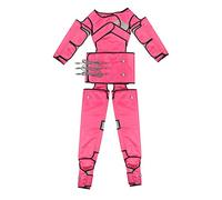 600 W, terapia della pressione dell'aria, pressoterapia, massaggiatore per drenaggio linfatico, perdita di peso, macchina per la bellezza (rosa)