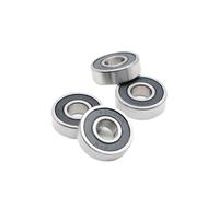 6000-2RS Cuscinetto 10 * 26 * 8mm 1PC ABEC-7 6000 RS Della Bicicletta Anteriore Posteriore Mozzi Ruota 10 26 8 cuscinetti a sfere