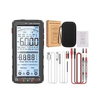 6000 Conta Multimetro Digitale Smart Anti-burn Recharg Misuratore Universale Tester NCV Torcia Retroilluminata LCD Da 5 Pollici Facile Da Usare(681 Black)