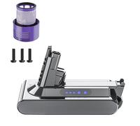 6000 mAh V10 batteria di ricambio per Dyson V10, compatibile con Dyson SV12 V10 Animal V10 Absolute V10 Motörhead V10 Fluffy V10 Total Clean Aspirapolvere