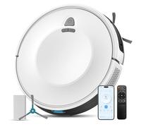 6000 Pa Robot Aspirapolvere Lavapavimenti con Mappatura, 150 Minuti Autonomia, 660mL Grande Contenitore, Controllo APP, Voce e Telecomando, Pulizia Intelligente per Peli Animali e Polvere