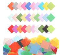 6000 Pezzi Carta Velina Colorata 2.7x2.7 Pollici per Artigianato