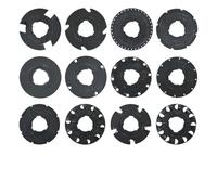 60009 60010 - Set di 12 piatti per sementi compatibili con EarthWay 10001 1001-B, piastre per seminatrici da giardino, adatte a dischi per seminatrici Earth Way, funzionano per mais dolce, carote