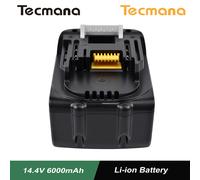 6000mAh 14.4V Al litio Batteria per Makita BL1430 BL1440B BL1450 BL1415 194066-1