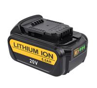 6000mAh 18V/20V Al litio Batteria per Dewalt DCB182 DCB180 DCB201 DCB204 DCB205