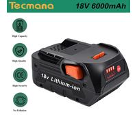 6000mAh 18V Al litio Batteria per AEG B1820R B1830R M1830R L1830R L1815R BUS18X