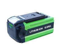 6000mAh Batteria di ricambio per Greenworks 40 V G-MAX 6.0 Ah Li-ion batteria, compatibile con utensili elettrici 29472 29462 2901319 25302 24322