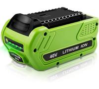 6000mAh Batteria sostitutiva da per Greenworks 40V compatibile con i modelli 29462, 29472, 29252, 25312, 25322, 20202, 20642, 21242, 22272, 27062